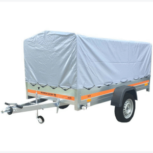 BRK -Grande remorque basculante 263X125X110 cm + bâche haute
