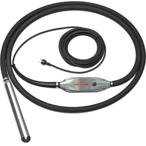 Aiguille vibrante - Vibreur béton Professionnel ENAR I-Spyder 50mm Haute fréquence Usage intensif Maçon