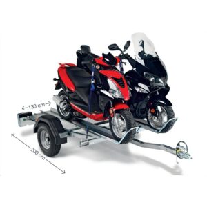 BRK -Remorque porte 2 motos 500 Kg NORAUTO PM2