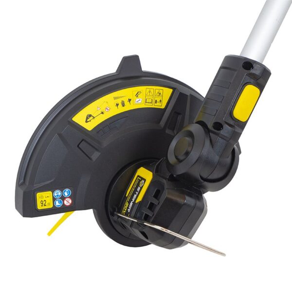 Coupe bordure sans fil 20V à lame + 2 batteries li-ion 2AH + chargeur rapide STEINER + 20 lames – Image 6