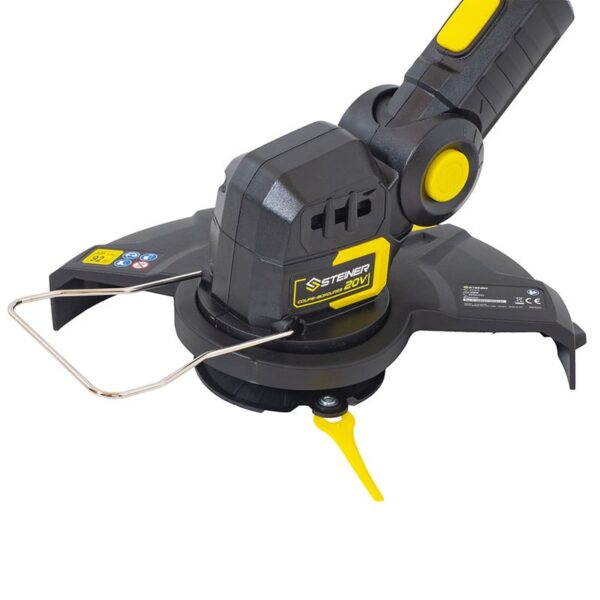 Coupe bordure sans fil 20V à lame + 2 batteries li-ion 2AH + chargeur rapide STEINER + 20 lames – Image 8