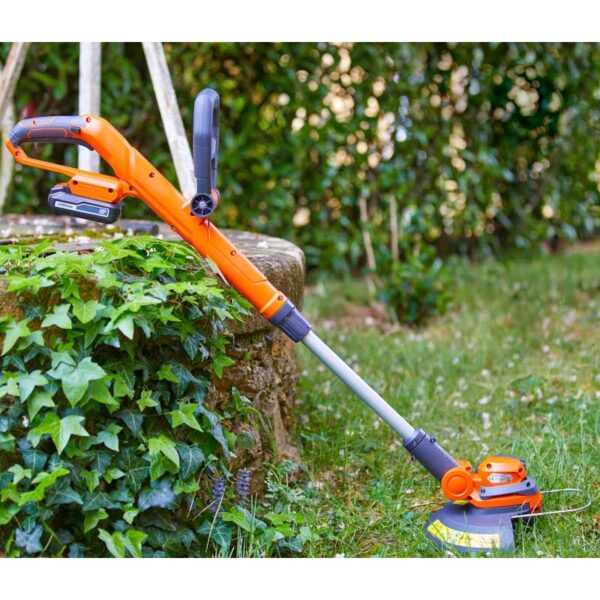 Coupe-Bordure Sans Fil 18V Li-ion + Batterie 18V 2Ah + Chargeur rapide 18V KORMAN – Image 4