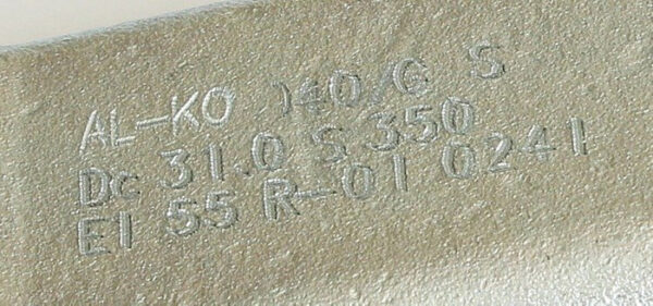 BRK -Anneau d'attelage remorque DIN 2,8VB 351VB AL-KO, diamètre du tube 60 mm – Image 2