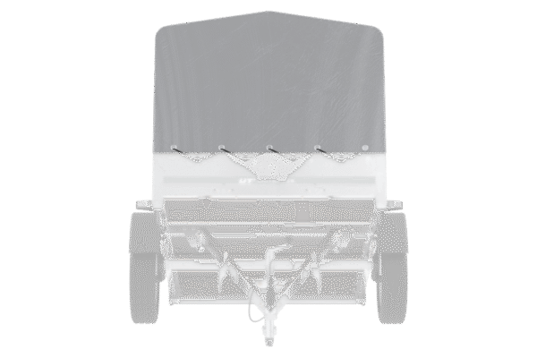 BRK -Bâche haute grise H800 pour Garden Trailer 230 KIPP – Image 3