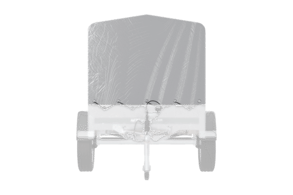 BRK -Bâche haute grise pour Garden Trailer 200 KIPP – Image 4