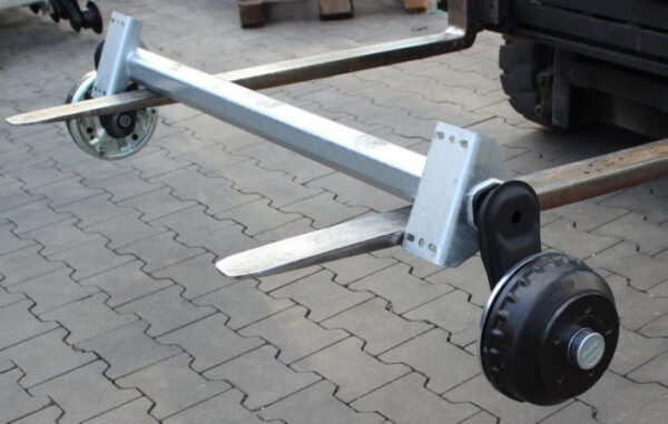 BRK -Essieu freiné AL-KO 1500 mm 1000 kg 5x112 W-PROOF tamoburs roulements étanches – Image 3