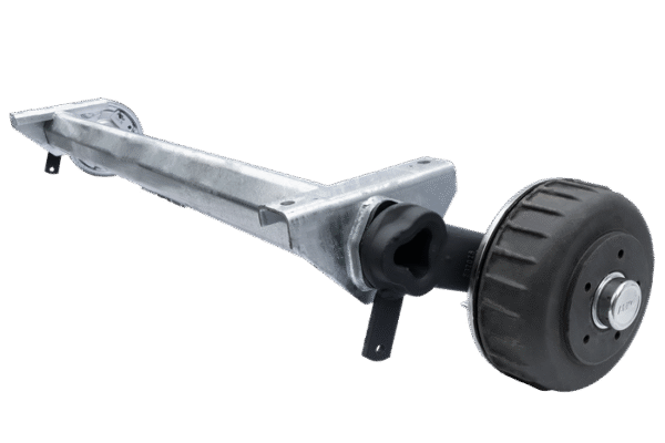 BRK -Essieu freiné AL-KO pour remorque lourde / dépanneuse 1800 kg 1535 mm 2035 mm 5x112