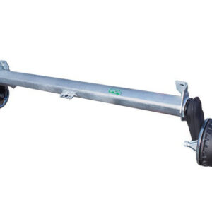 BRK -Essieu freiné AL-KO pour remorque lourde / dépanneuses 1350 kg 1260 mm 1630 mm 4x100