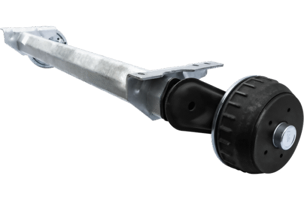 BRK -Essieu freiné pour remorque bateau A1505 C2040 mm 5x112 1350 kg