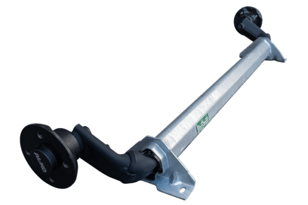 Essieu non freiné AL-KO pour remorque bateau 750kg 960mm 1280mm 4x100