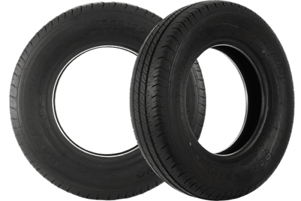 BRK -KIT : deux pneus renforcés pour remorque LINGLONG R701 165/80 R13C 96/94N