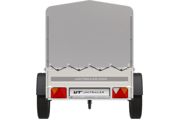 BRK -Remorque 750 kg 200 x 125 avec bâche dôme et arceau Garden Trailer 201 KIPP – Image 6