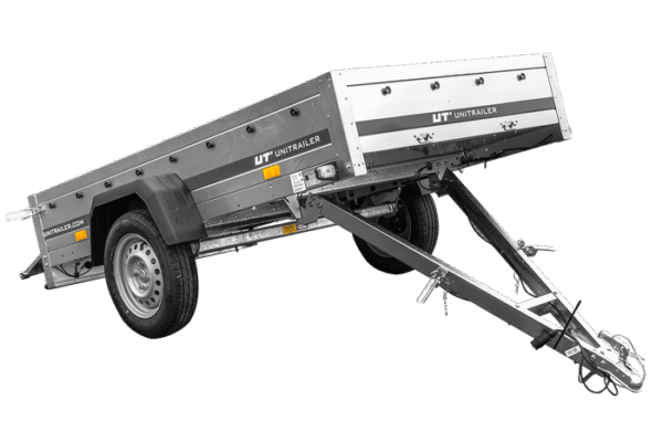 BRK -Remorque pour auto 230 x 125 cm Garden Trailer 230 KIPP