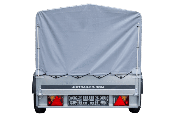 BRK -Remorque routière avec bâche haute, arceau et roue jockey 230x125 Garden Trailer 230 KIPP – Image 4