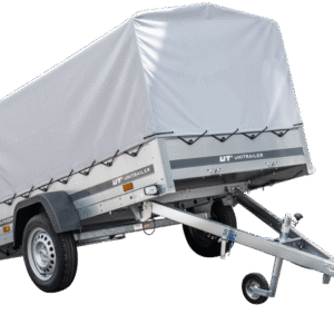 BRK -Remorque routière avec bâche haute, arceau et roue jockey 230x125 Garden Trailer 230 KIPP