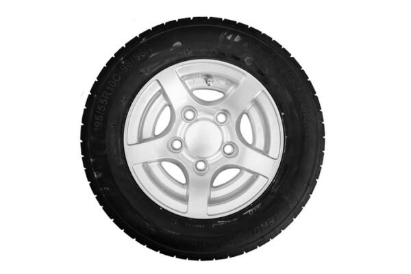 BRK -Roue aluminium grise 195/55 R10C 5x112 98/96N Kenda pour remorque – Image 2