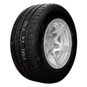 BRK -Roue aluminium grise 195/55 R10C 5x112 98/96N Kenda pour remorque