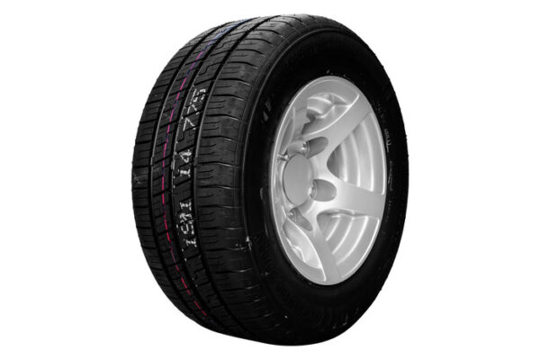 BRK -Roue aluminium grise 195/55 R10C 5x112 98/96N Kenda pour remorque