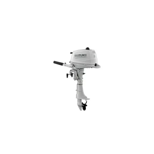 Moteur hors-bord 4T SUZUKI 6 cv arbre long BLANC