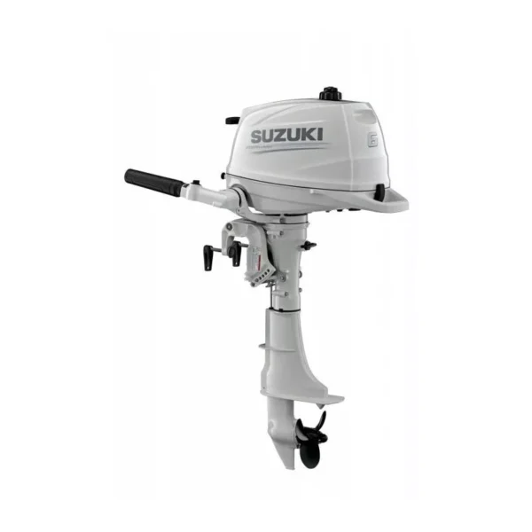 Moteur hors-bord 4T SUZUKI 6cv arbre court BLANC