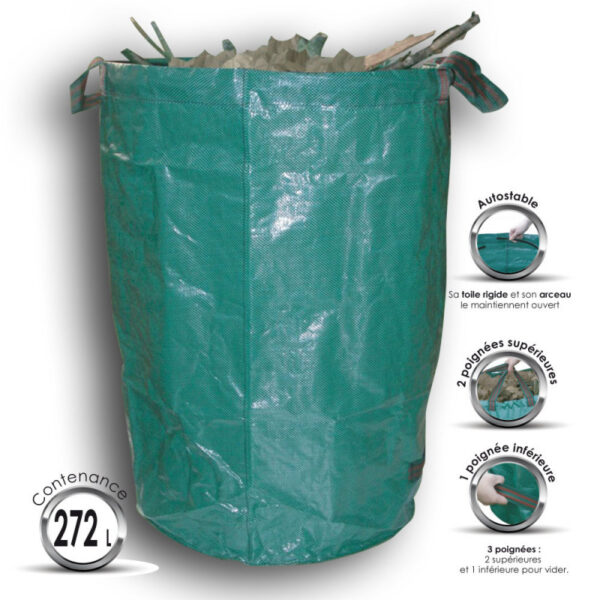 Pack Broyeur Electrique 2400W + Rallonge 20m + Sac de Jardin 272L – Image 4