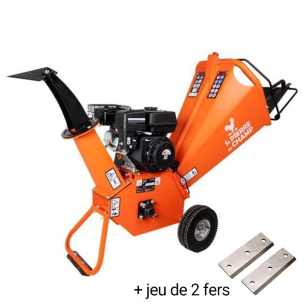 Pack broyeur thermique 196cc 100mm + 2 fers ST PIERRE DU CHAMP – Image 9