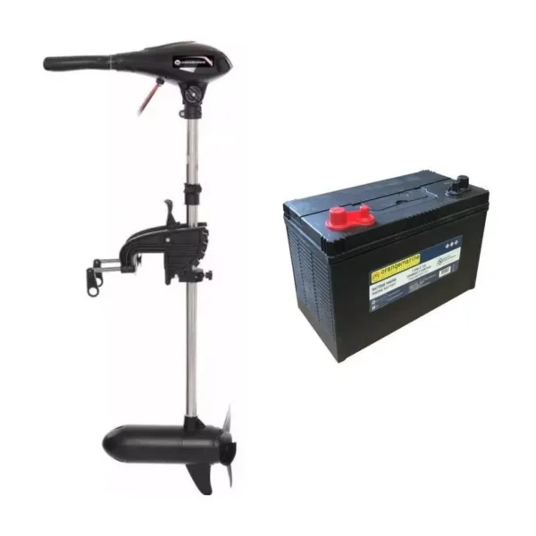 Pack moteur électrique 65LBS + Batterie à Décharge Lente 75Ah