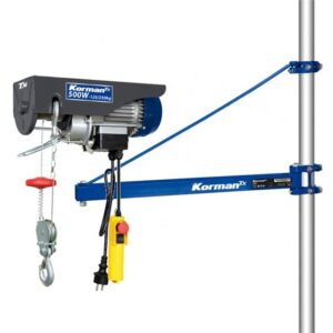 Palan Electrique 1000W 250/500Kg + Support 600Kg - 750mm