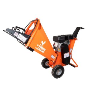 Broyeur de végétaux et de branches thermique essence 196cc 100mm ST PIERRE DU CHAMP