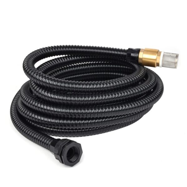 Pompe de surface 800W + Kit d'aspiration 7m Ø25mm crépine laiton STEINER – Image 3