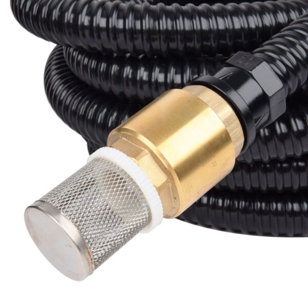 Pompe de surface 800W + Kit d'aspiration 7m Ø25mm crépine laiton STEINER – Image 4
