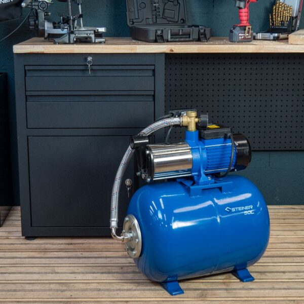 Surpresseur multicellulaire Inox 1300W 50L STEINER – Image 5