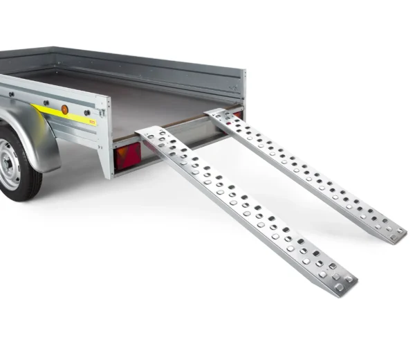 BRK -Remorque double essieux Trigano TR901522 280kg + roue jockey + bâchet et rehausses – Image 5