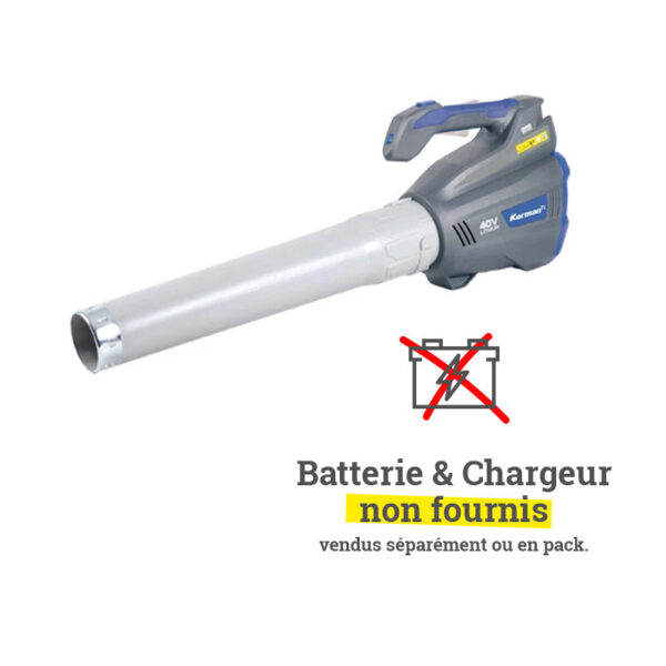Souffleur Sans Fil 40V Li-ion Batterie Brushless KORMAN TX (sans batterie) – Image 2