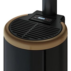 FREEPOINT Poêle à granulés étanche Chrome 5 Dark-gold - 5 kW