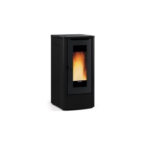 Poêle à granulés canalisable - EXTRAFLAME Teorema Plus 5.0 12 kW Noir