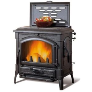 Poêle à bois en fonte - LA NORDICA Isotta con cerchi Evo 11.9 kW