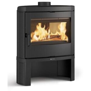 Poêle à bois raccordable en fonte - LA NORDICA Jennifer 2.0 7.7 kW