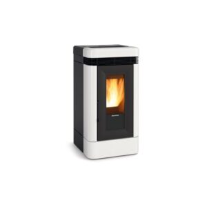 Poêle à granules en céramique - EXTRAFLAME Lucia 13 kW Blanc