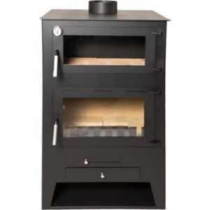 FOGARIS Poêle à Bois avec FOUR SARMIRA – modèle VERMICULITE 12kW