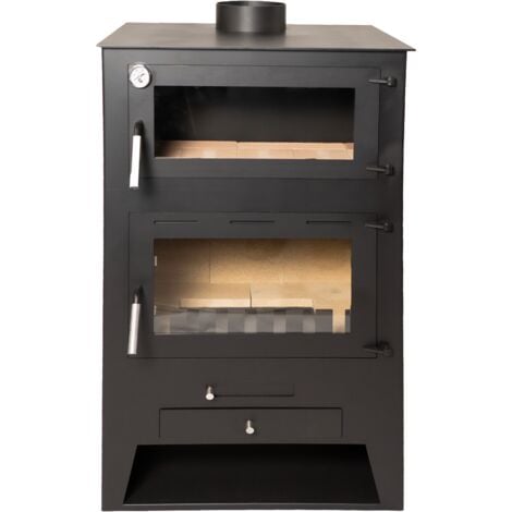 FOGARIS Poêle à Bois avec FOUR SARMIRA – modèle VERMICULITE 12kW
