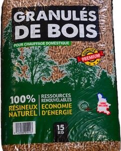 Granulés de bois Premium ECO BOIS ENERGIE - 66 sacs 990kg
