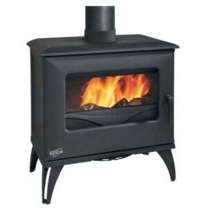 Poêle à Bois-LE CUBE-6,5 kW-Peint anthracite GODIN