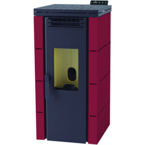 FM Poêle à granulés BP-100 8,5kW Rouge