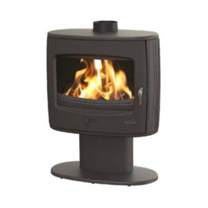 Poêle bois bûche GODIN Eliot 8Kw - Anthracite