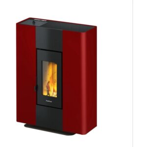 FREEPOINT Poêle à granulés étanche Roxy Stand Bordeaux - 7 kW