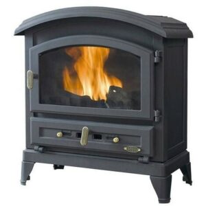 Poêle à Bois Fonte-CANADIEN-9 kW-Peint anthracite GODIN